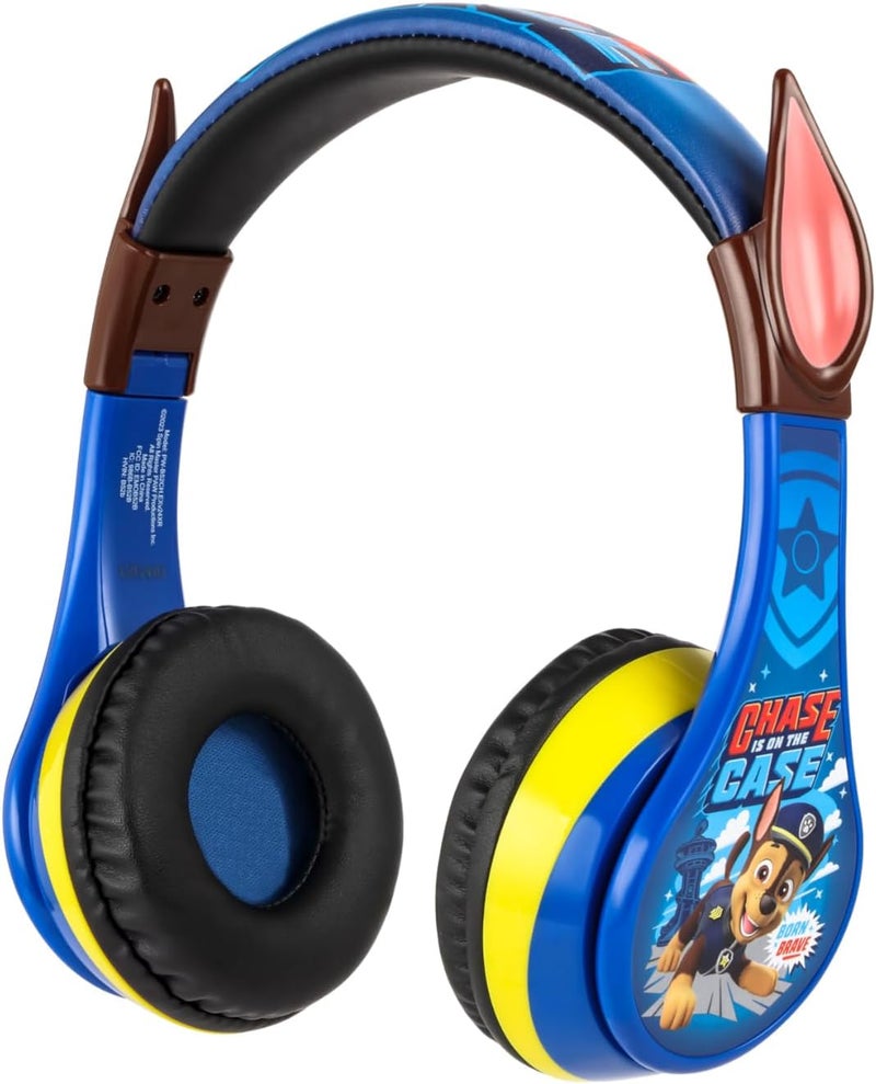 eKids Paw Patrol Kids Bluetooth Headphones, Wireless Headphones with Microphone Includes Aux Cord, Volume Reduced Kids Foldable Earphones for School, Home, or Travel - Image 2